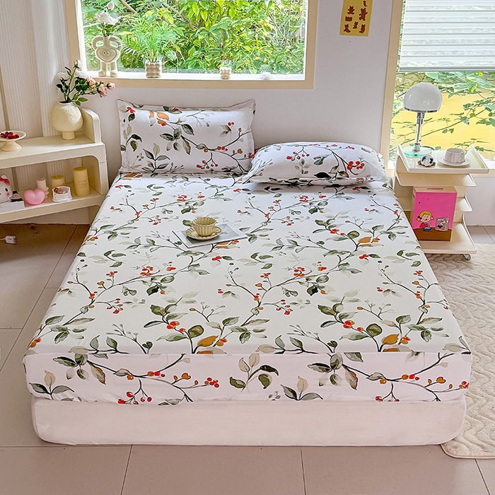 Transfronterizo ins piel abrasivo cama de una sola pieza Simmons cubierta de protección de colchón doble cubierta de cama de tres piezas al por mayor