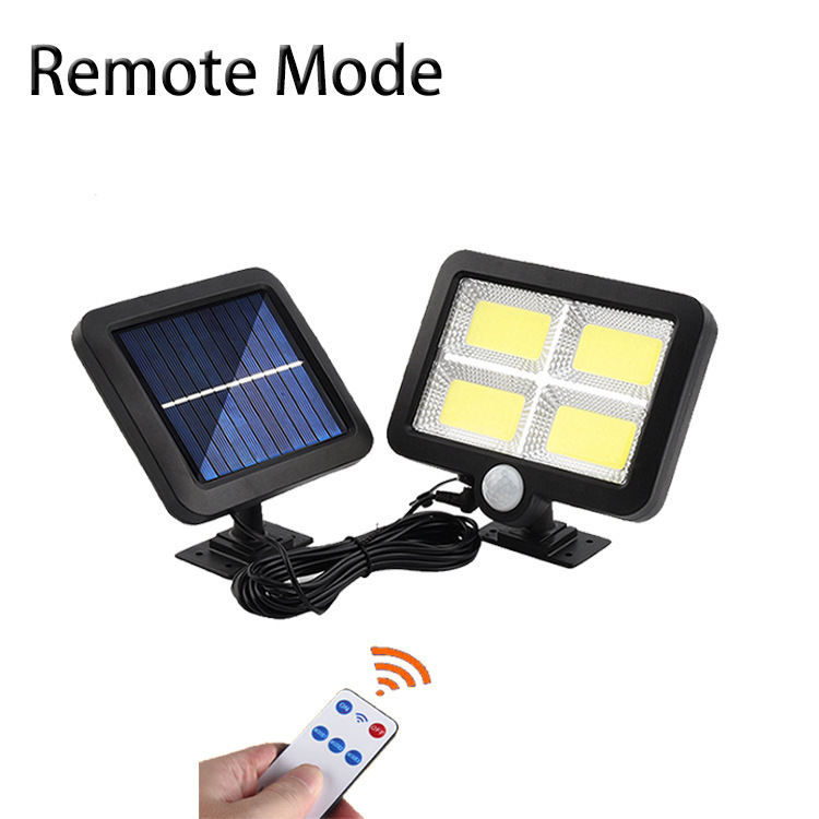 Luz de jardín con energía solar, luz de pared impermeable con sensor de movimiento para exteriores, iluminación para garaje, sensor inteligente, súper brillante.