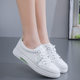 2025 New Spring All-match Korean Style Fashion Single-layer Shoes Student Non-slip White Shoes Women's Soft-soled Ins Trendy Sneakers