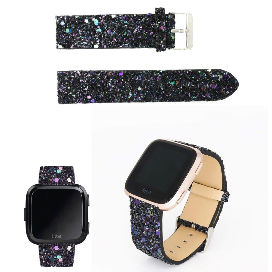For Fitbit Versa/Versa 3/Versa Lite/Versa SE Glitter Watch Strap Sequins