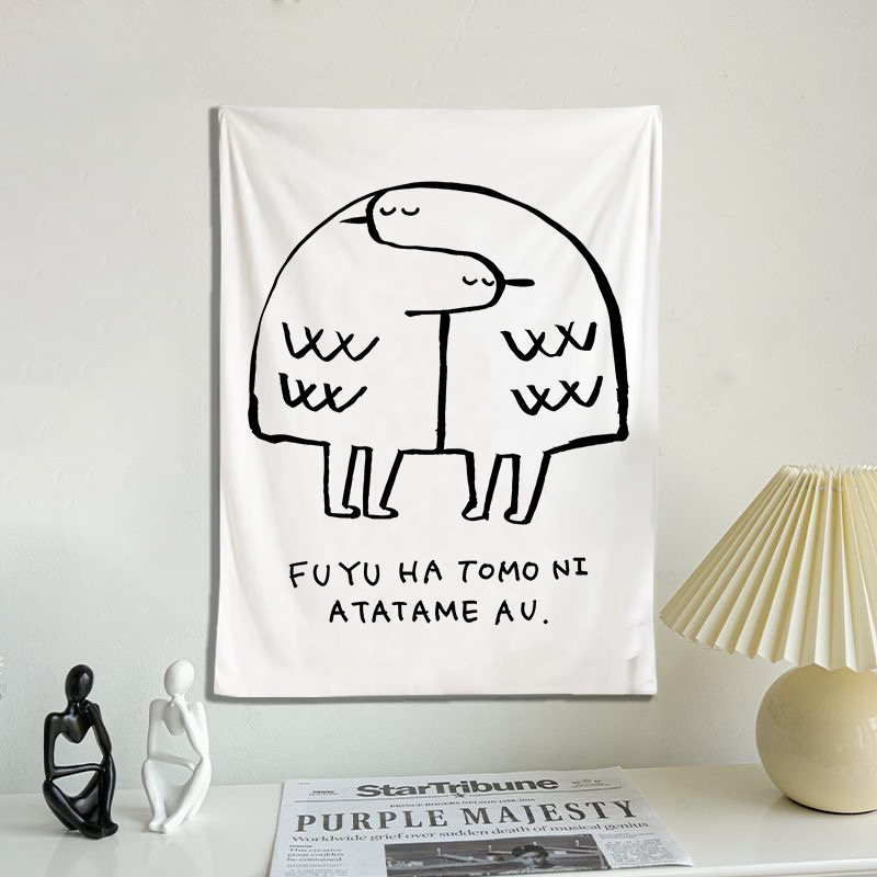 Inswind pintura de líneas artística colgar tela dormitorio sala de estar pared sofá decoración tela de fondo de alquiler transformación