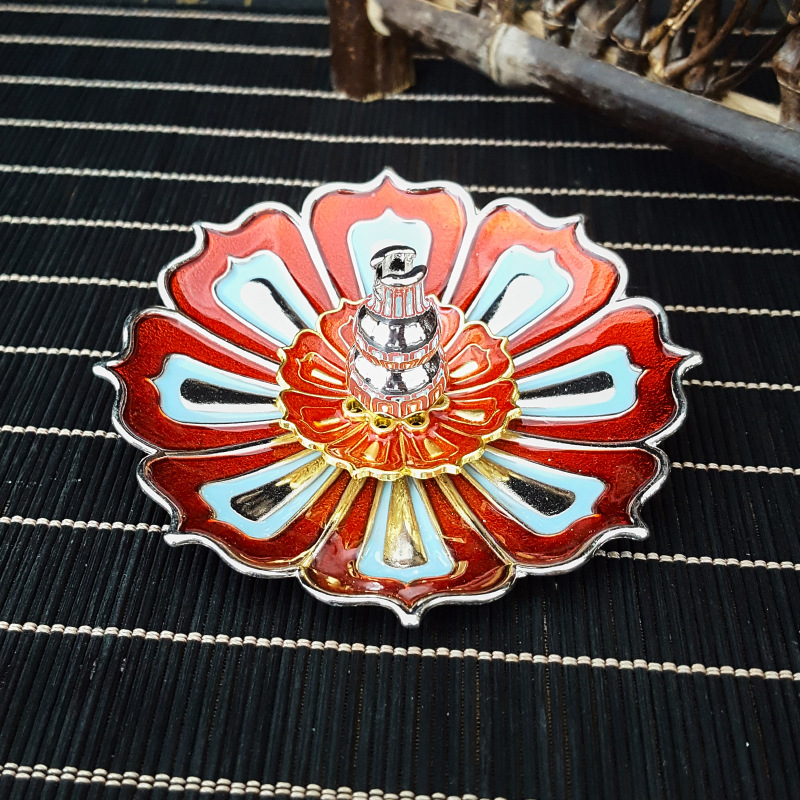 연꽃 세 보물 ~ 붉은 에나멜