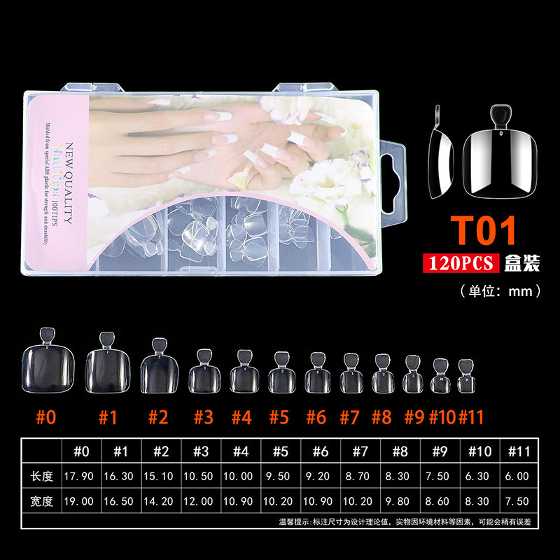 Transparent container, 120 pieces