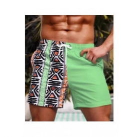 Men's Casual Quick-drying Printing Beach Shorts