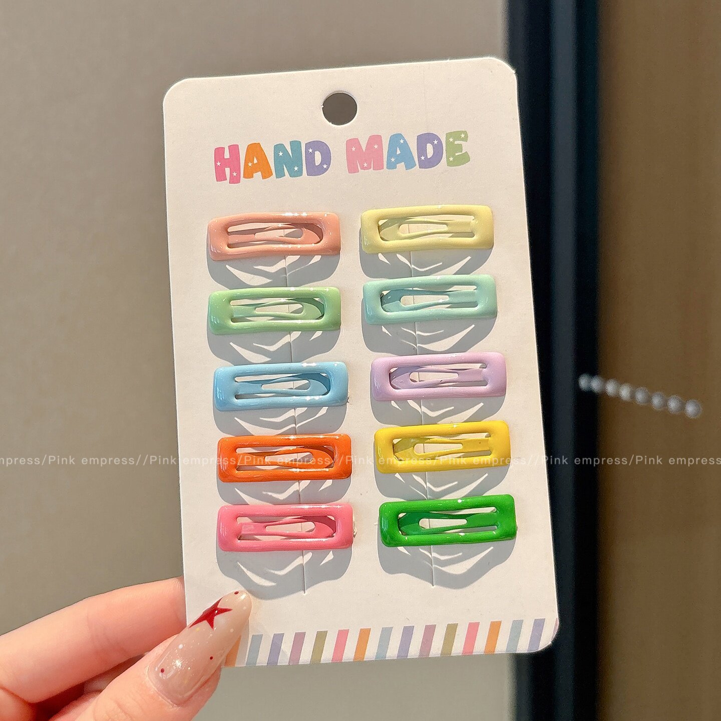 Broches para Cabello BB con Estrella de Cinco Puntas Aleación para Mujeres