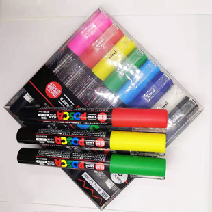 UNI����POSCA��ϩ�R�˹PPC-1M���b�L���T�fˮ�ԏV��ʹP0.7mm�O��