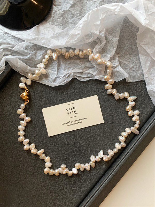 Plating Design 1 Piece Freshwater Pearl Shell Pearls Bracelets Necklace