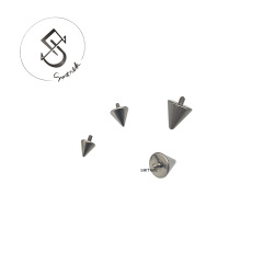 SMTNEK G23 titanium alloy external cusp lip nail ear nail ear bone nail jewelry head accessories