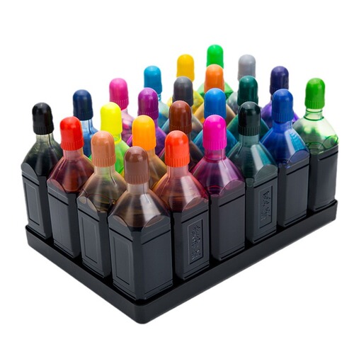 Master watercolor pen ink refill liquid 24 colors 36 colors soft head children's color pen washable universal filling liquid