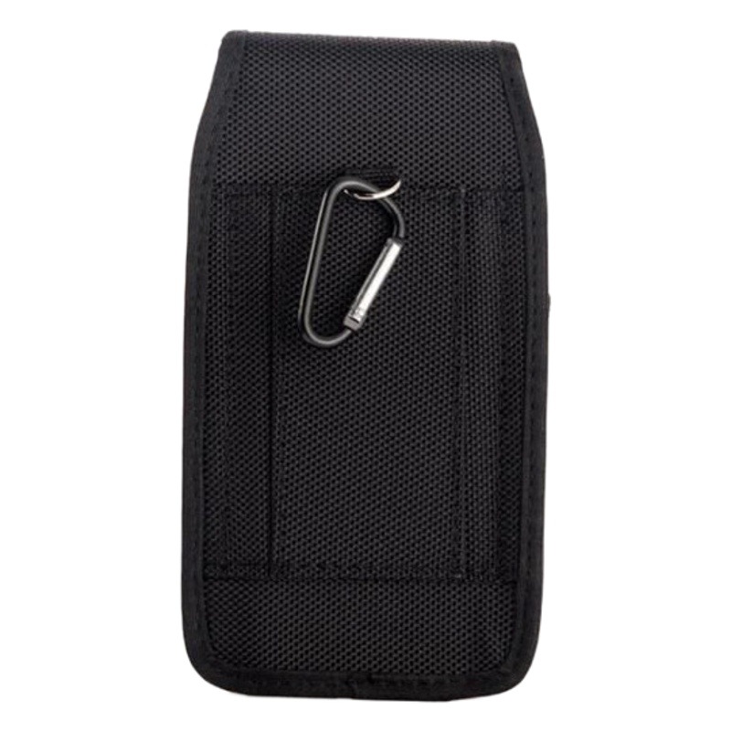 Nylon Cloth Outdoor Sports Mobile Phone Bag Riding Climbing Buckle Oxford Spinning Mobile Phone Waist Bag Leather Case Tactical Waist Bag Vertical