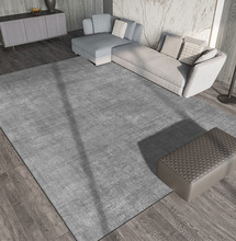 网红客厅地毯2024新款沙发茶几感轻奢卧室可擦免洗地垫大面积