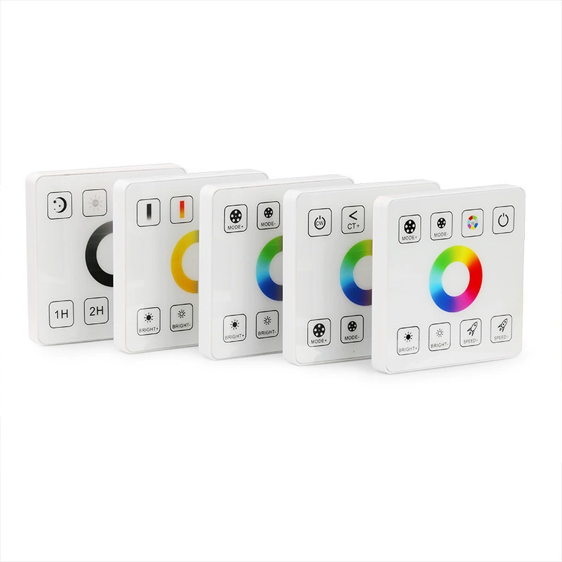 LED two-color touch lamp, light strip, light panel, controller, 12v, 24v, three colors, remote control