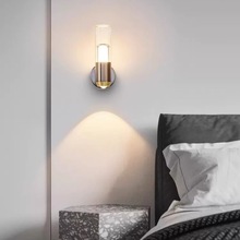 可旋转卧室床头壁灯现代简约高级氛围感客厅网红小山丘温馨壁挂灯