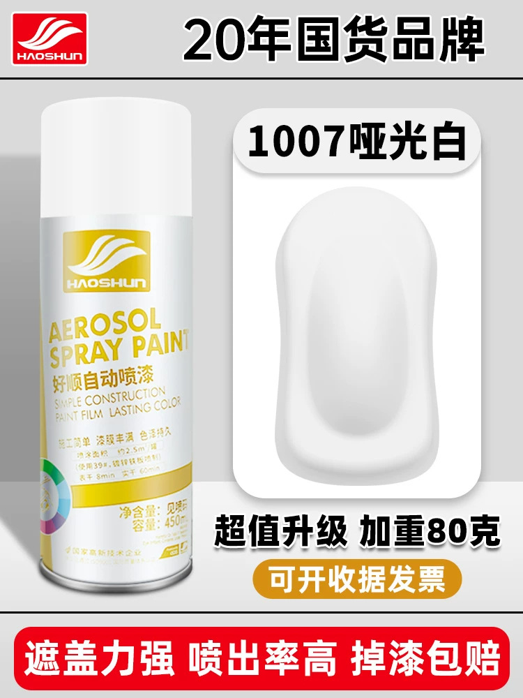 Matte white #1007; 450ml/bottle