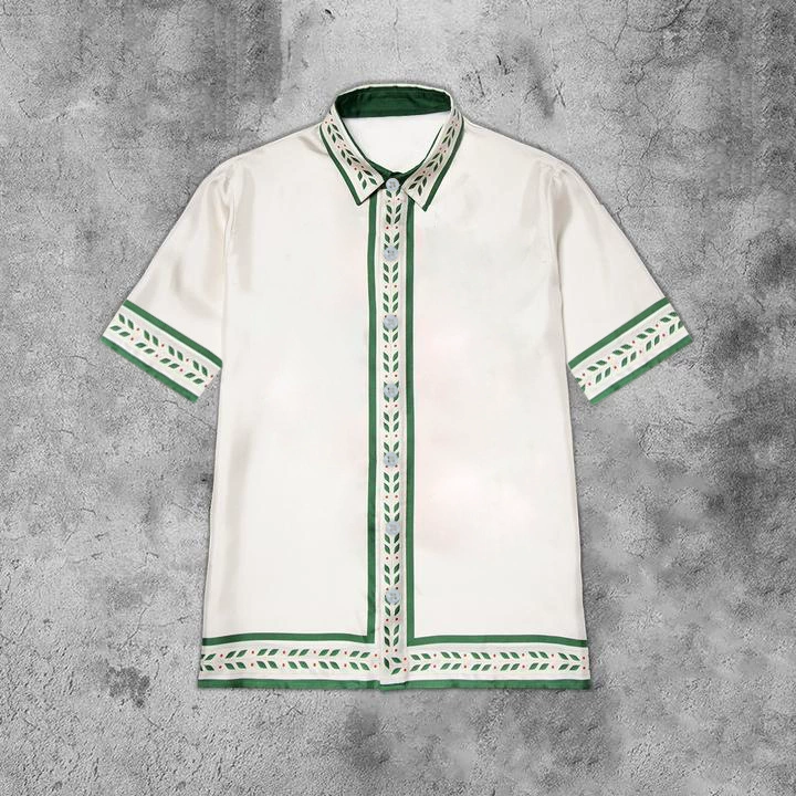 Новое поколение волос Летний приморский досуг 3D цифровой принт Гавайская рубашка с короткими рукавами пляжная мужская темперамент