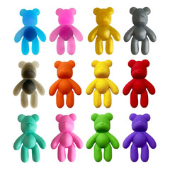 Cross-border e-commerce shoe accessories PVC cartoon internet celebrity violent bear hole shoe shoe buckle shoe accessories