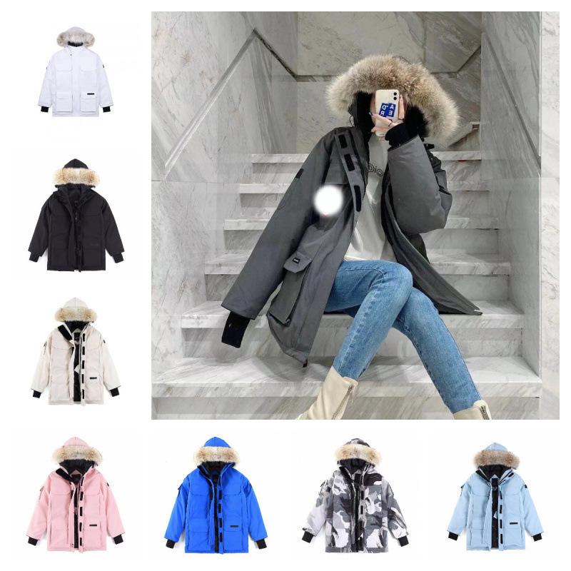 Putian Top Edition NFC Chip Big Goose 08 Expedition Canadian Down Jacket Couple Jacket Parker Graphite Grey