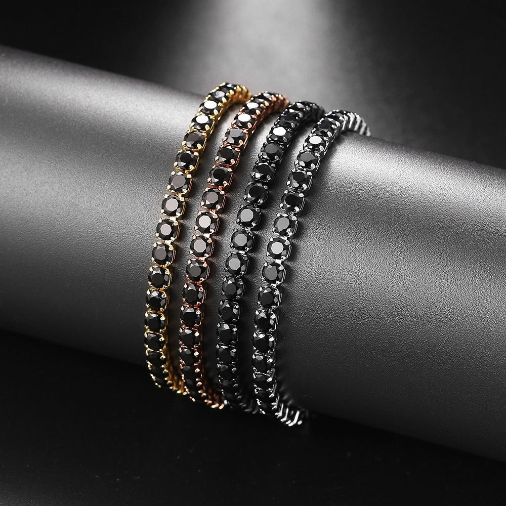 Fashion Geometric Copper Zircon Bracelets display picture 4