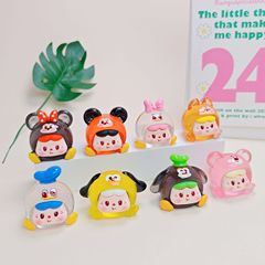 漫画透明ディディ diy ジュエリーアクセサリーブラインドバッグかわいいキーホルダー人形樹脂アクセサリー卸売