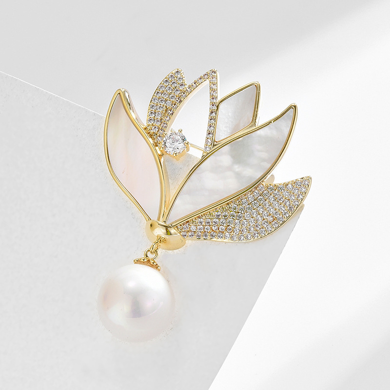Broche de loto para mujer estilo chino joya de lujo elegante_voghion.com