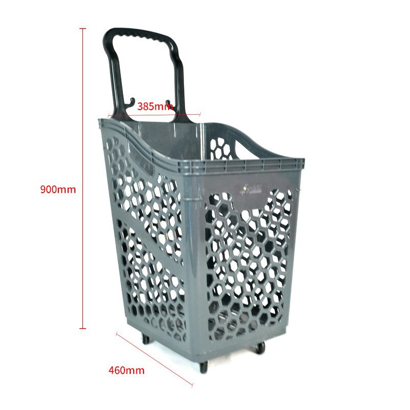 벌집 하이백 바스켓 그레이 70L