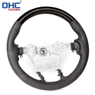 Leather Peach Wood Steering – Steering wheel