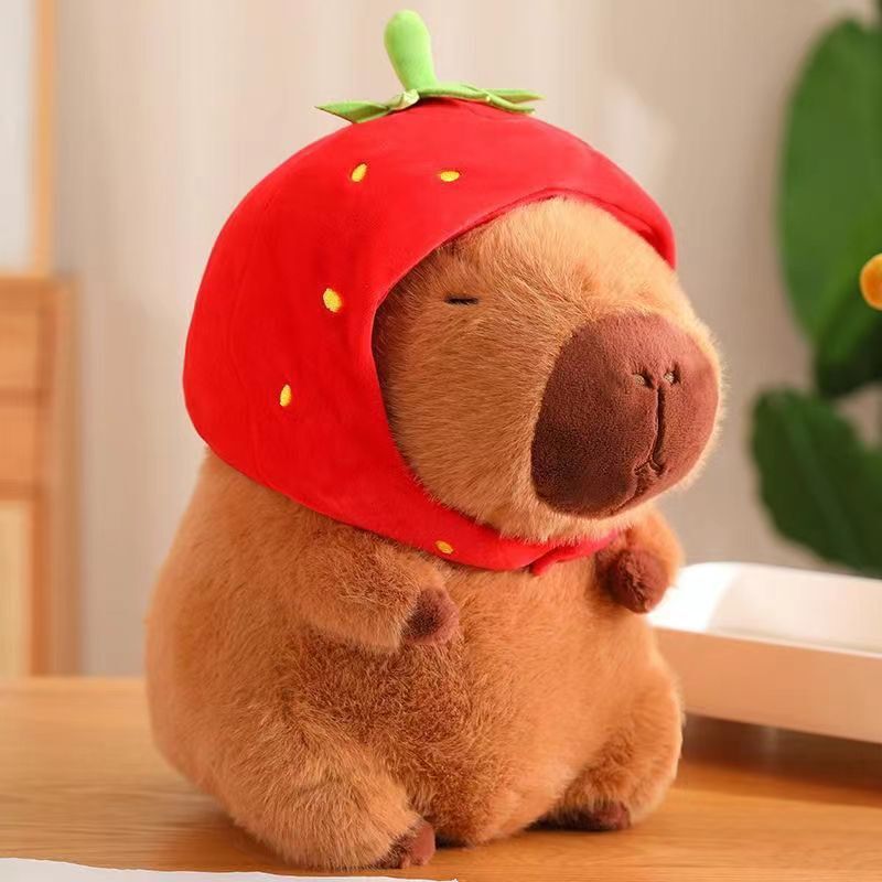 Kapibara Plush Toy Guinea Pig Doll Stuffed Toy Pillow Decoration Birthday Gift Popular Snot Doll