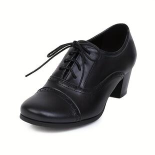 C 97245 Shoes Lace Up Mid Heel Ӣ��ϵ����Ь