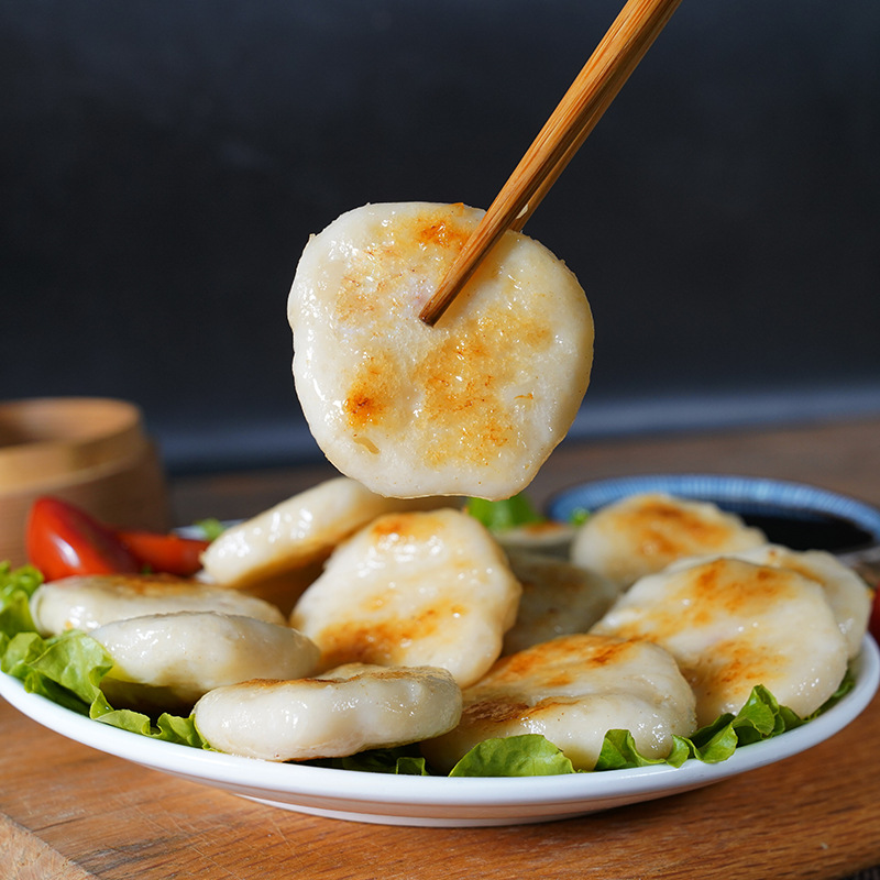 Cuttlefish Cake Chaoshan Source Manufacturer Fish Cake Semi-finished Products Customized Ingredients Tea Restaurant Commercial Wholesale Cuttlefish Cake