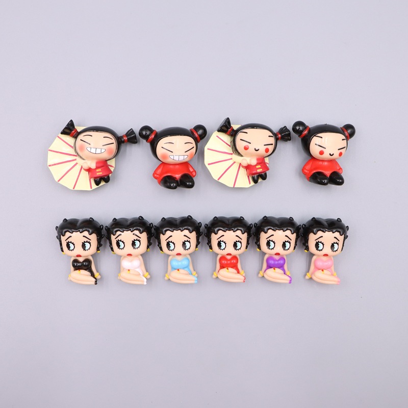 Foreign Trade Cartoon Dolls, Chinese Dolls, Lucky Dolls, Retro Betty Dolls, Cross-Eyed Dolls, Handmade Materials