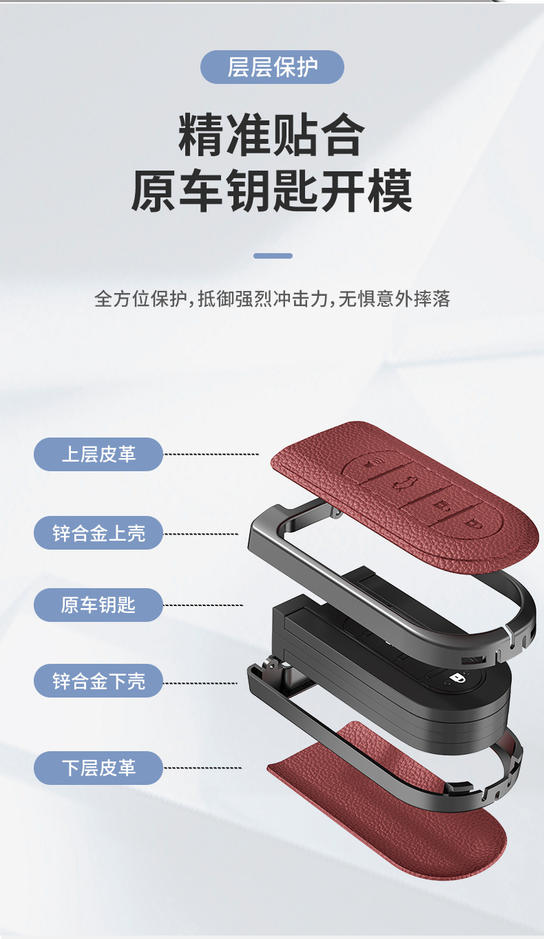 Suitable for North Deer Car Key Cover Perodua Toyota Remote Control Shell Key Case Protection for Men and Women