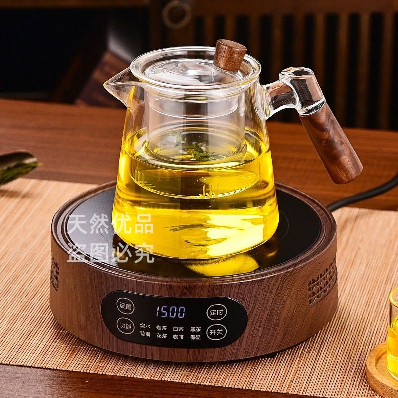 Michu 1500W электрическая керамическая плита с вентилятором, чайник-тип, бытовой оздоровительный чайник для на пару и подъёма, декоративный набор кастрюль