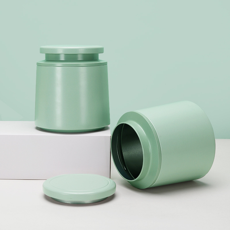 A5L綠茶茶葉罐鐵罐馬口鐵密封罐通用白毫銀針龍井白茶鐵罐空罐子
