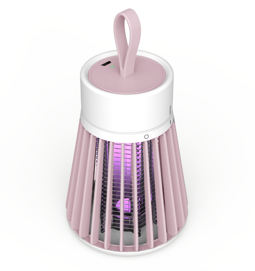 Luz púrpura mosquito trampa física mosquito asesino lámpara artefacto hogar interior al aire libre descarga eléctrica mosquito asesino repelente de mosquitos lámpara portátil