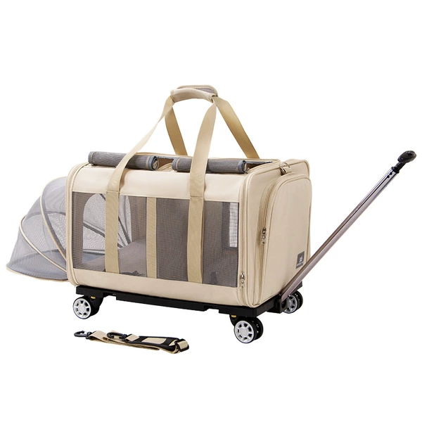Beige Breathable Extension Model [Hatchback Isolation] Pull and release to transform into a cage