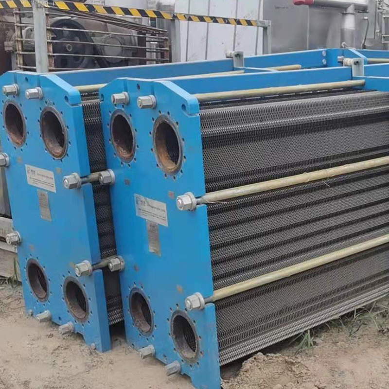 二手板式换热器 304不锈钢水油热交换 整体式换热机板式供热设备