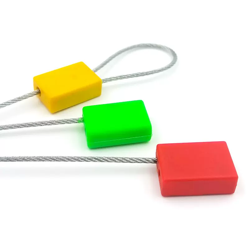 1.8mm小方块钢丝封铅封抽式封条锁集装箱货车柜锁物流封签施封锁