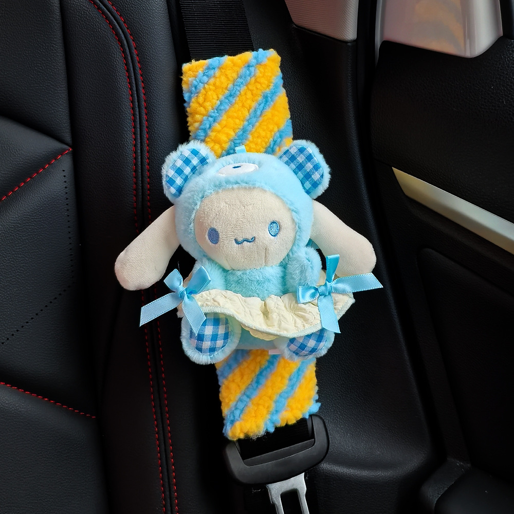Funda Protectora para Cinturón de Seguridad de Auto de Peluche Decorativo