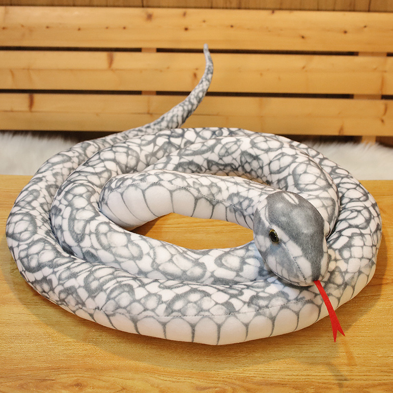 Peluche de Serpiente de Simulación de Peluche Suave para Juguetes y Bromas