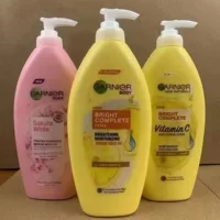 Лосьон для тела Garnier Lemon Body Lotion 377 Thai Version с ниацинамидом, увлажняющий и осветляющий лосьон для мужчин и женщин, доступен для доставки.