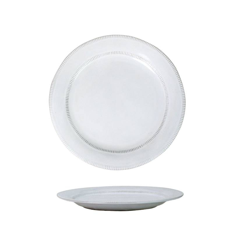Plato de pulgada al por mayor platos de cerámica casera plato de viento poco profundo platos de foto defectos retrógrados image 6