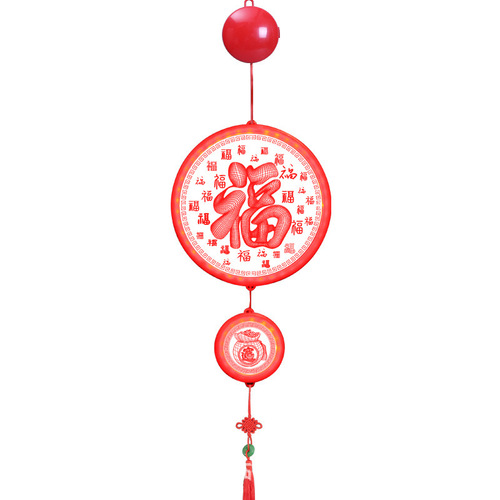 2024 Year of the Dragon Spring Festival Decorative Light New Year Pendant LED Light String Wholesale Fortune Door Sticker 3D Suction Cup Light New Year Light