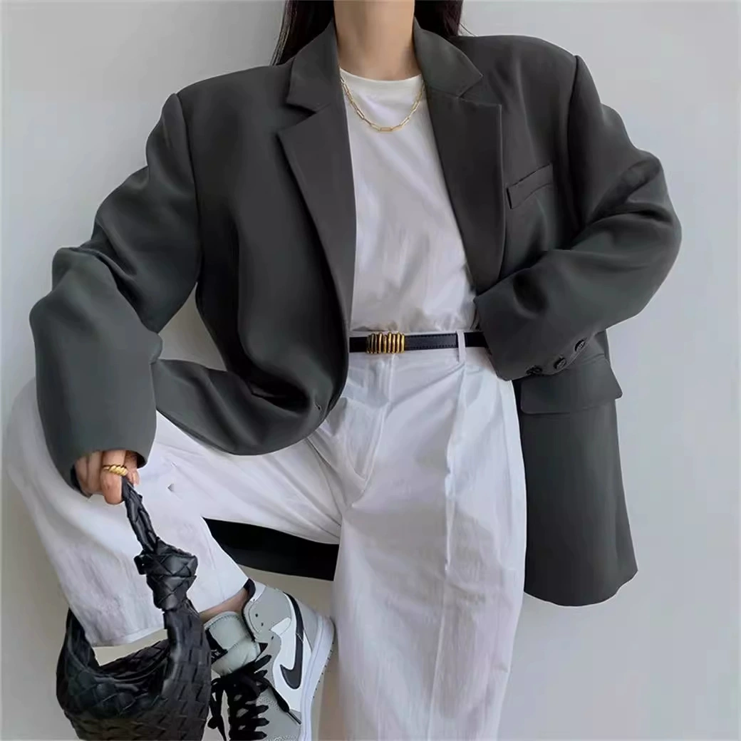 Autumn classic suit jacket, British style, for teenagers