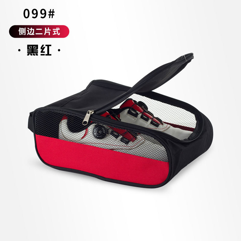 Bolsa de golf de Venta caliente global bolsa de viaje Bola de almacenamiento a prueba de polvo transpirable conveniente bolsa de zapatos de golf entrega de una sola pieza