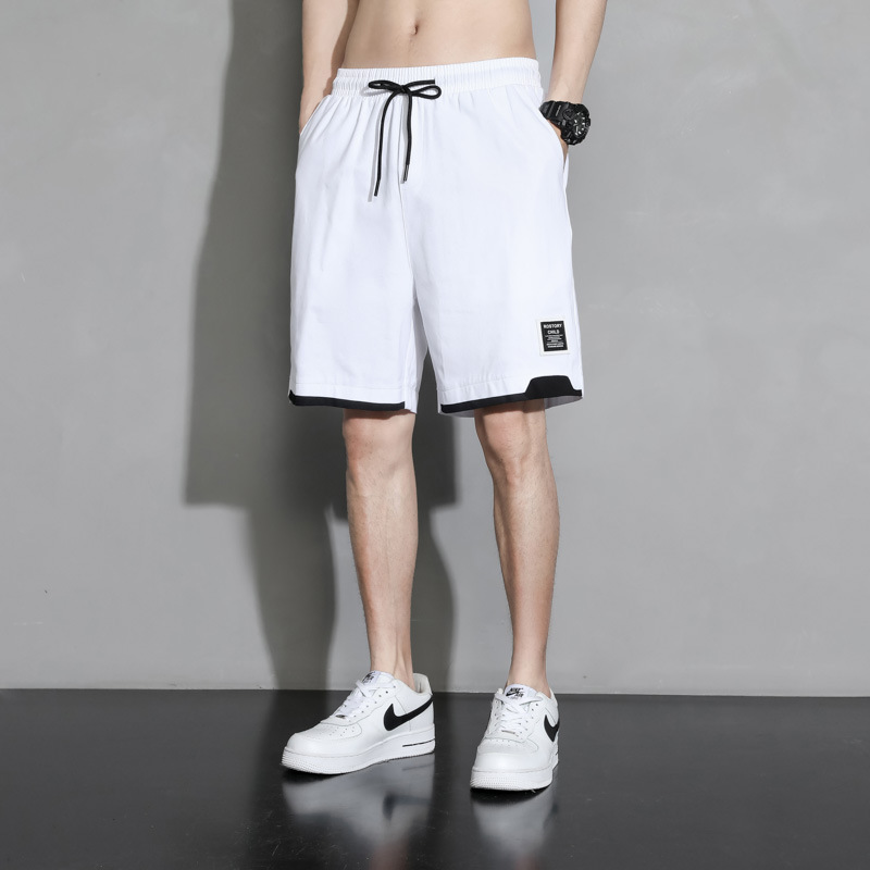 Pantalones cortos de algodón de gran tamaño para niños, deportes japoneses de verano, ocio, tendencia suelta y versátil, pantalones de cinco puntos al por mayor