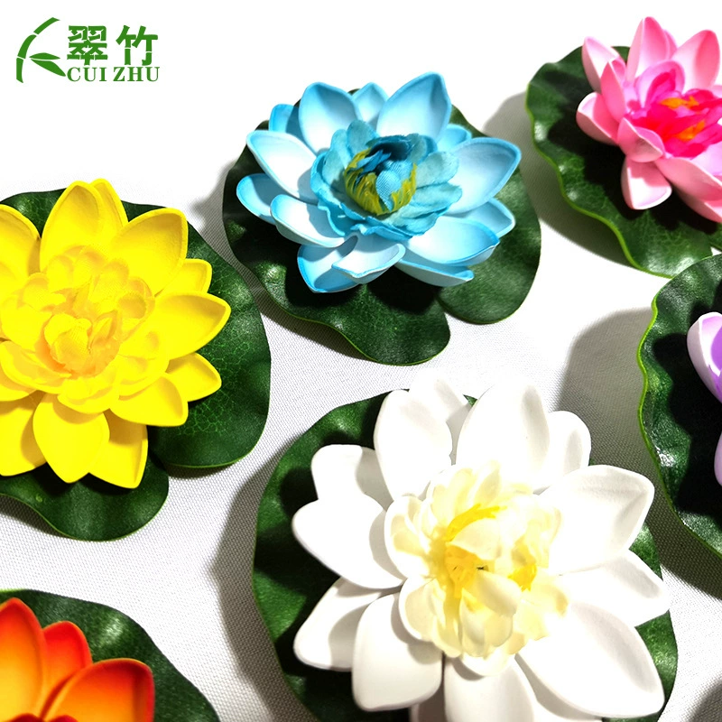 (Cross-border trading), artificial lotuses, aquarium, pond decor, photo shoot props
