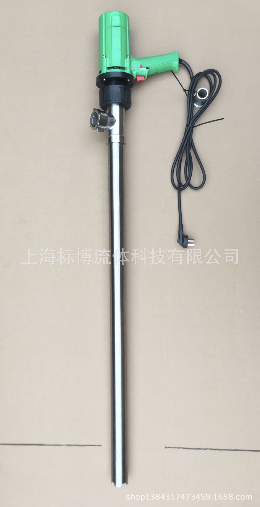 供应电动抽液泵 SB-1型手提式不锈钢电动抽液泵/油桶泵 量大从优