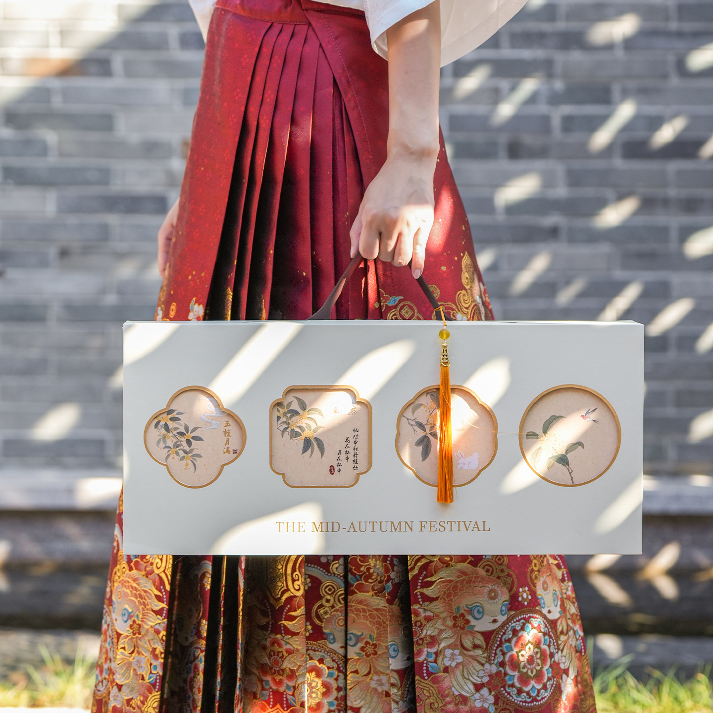 2025中秋月饼礼盒包装盒定制印logo传统高档6/8粒装手提空盒礼品