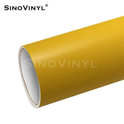 Automotive Film – Practice Film Car Film - 152-28m-matt-yellow