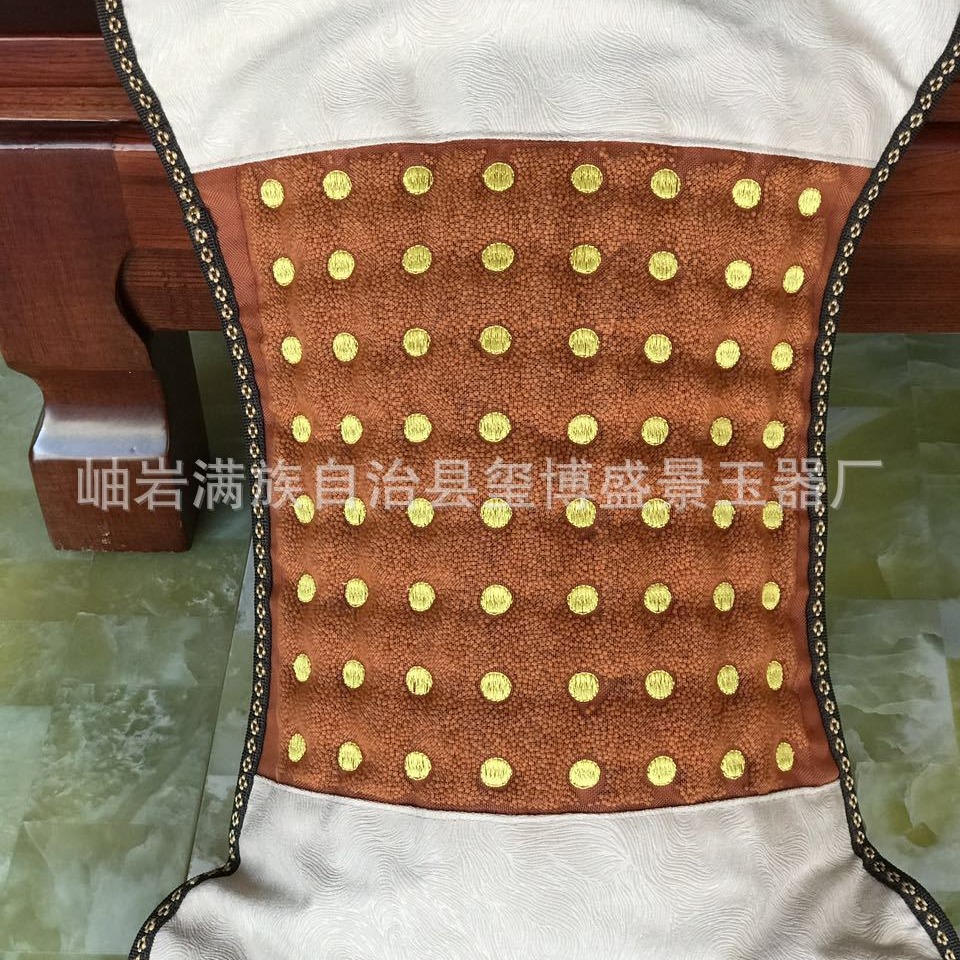 厂家销售 黄土球温敷枕 负离子岫玉锗石保健远红外床垫 理疗馆